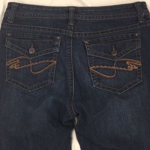 New Directions Weekend Dark Wash Bootcut Jeans Size 10